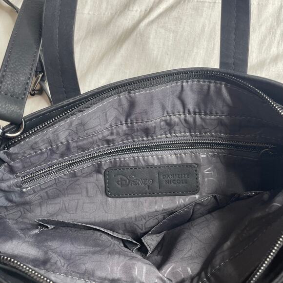 NWT Danielle Nicole Disney Villains Neon Cruella Mini Tote Crossbody Bag - Picture 7 of 7